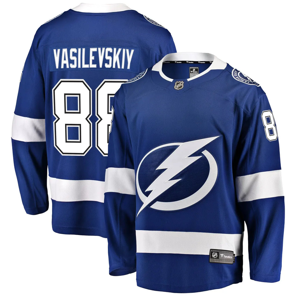 Vasilevskiy Lightning White Jersey - Hình 7