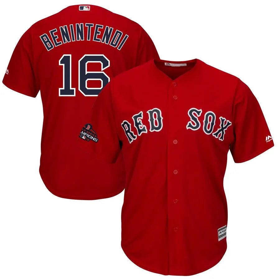 Red Sox Benintendi Red Jersey
