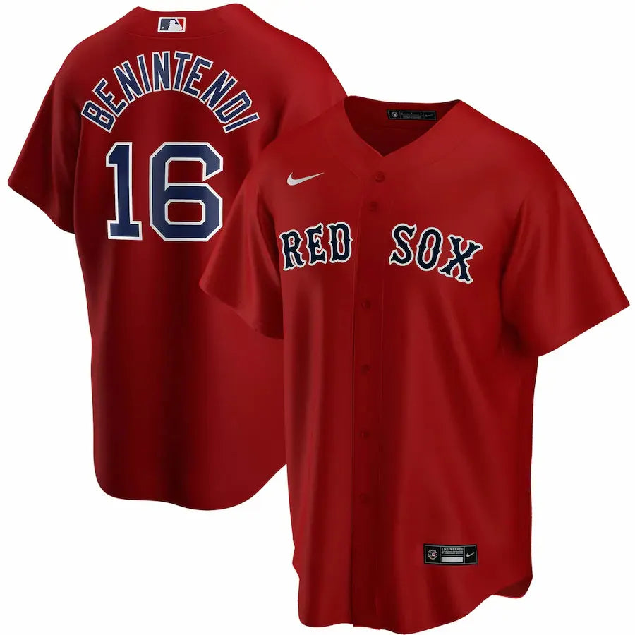 Benintendi Red Sox Red Jersey