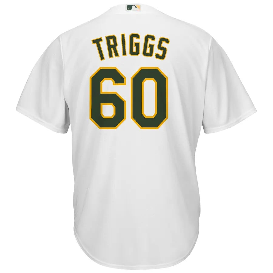 oakland Majestic Athletics White Jersey - Hình 2