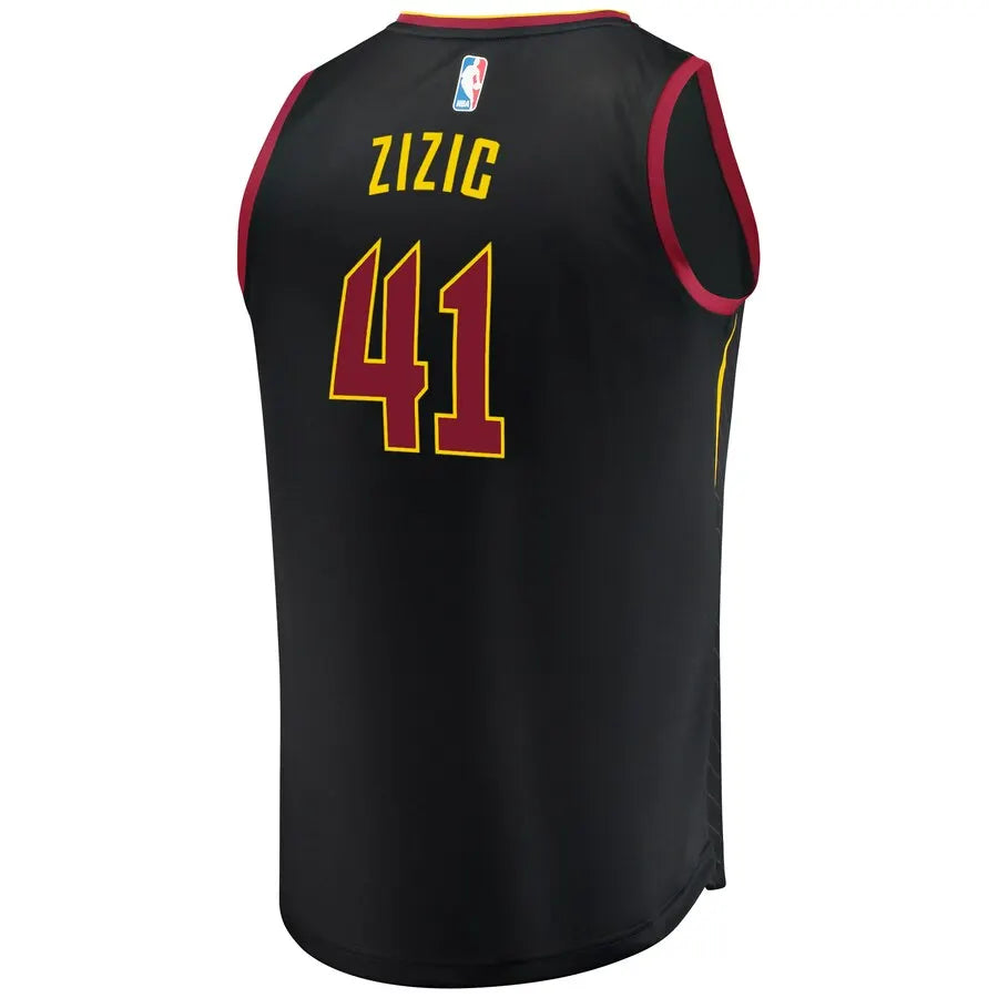 fanatics Zizic Cavaliers Black Jersey - Hình 3