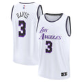 fanatics purple Davis Lakers White Jersey