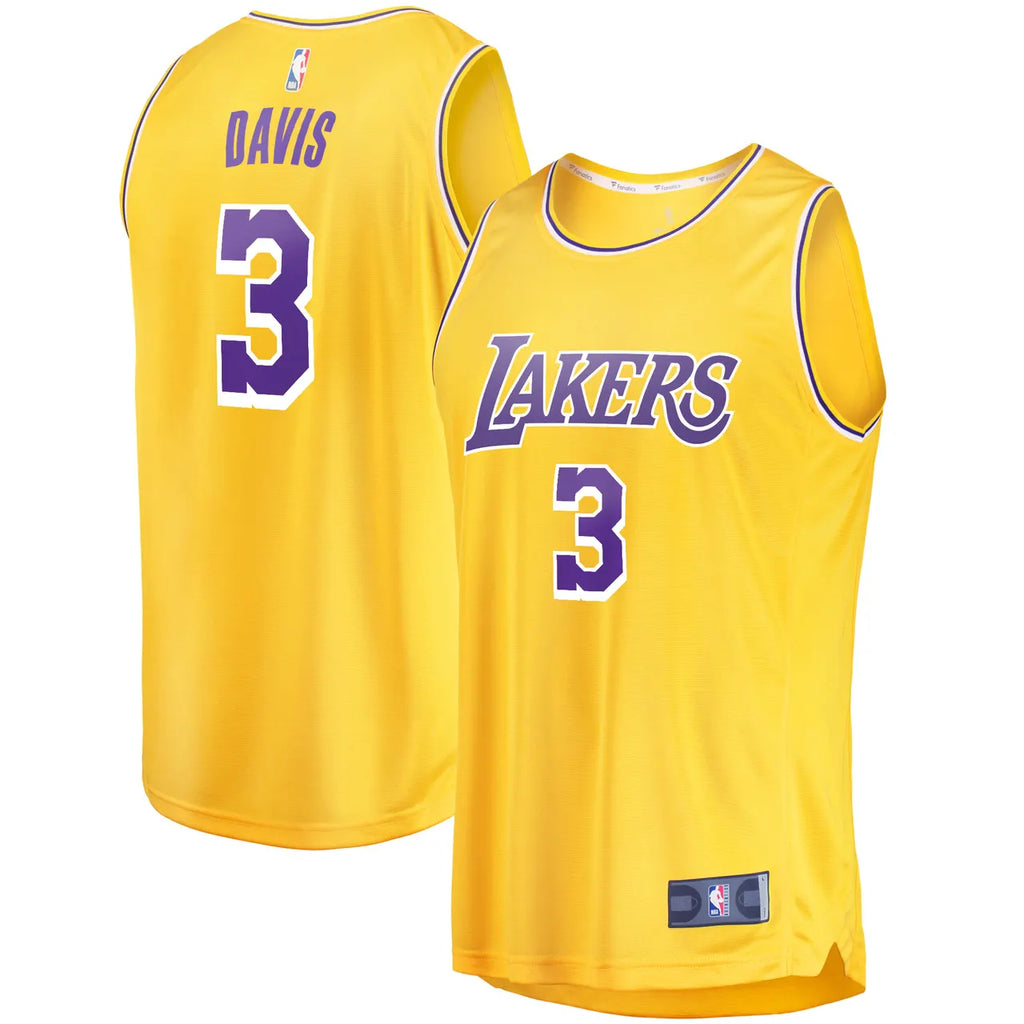 Anthony Davis Lakers White Jersey - Hình 4
