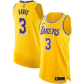 Davis Lakers Gold Jersey nike authentic