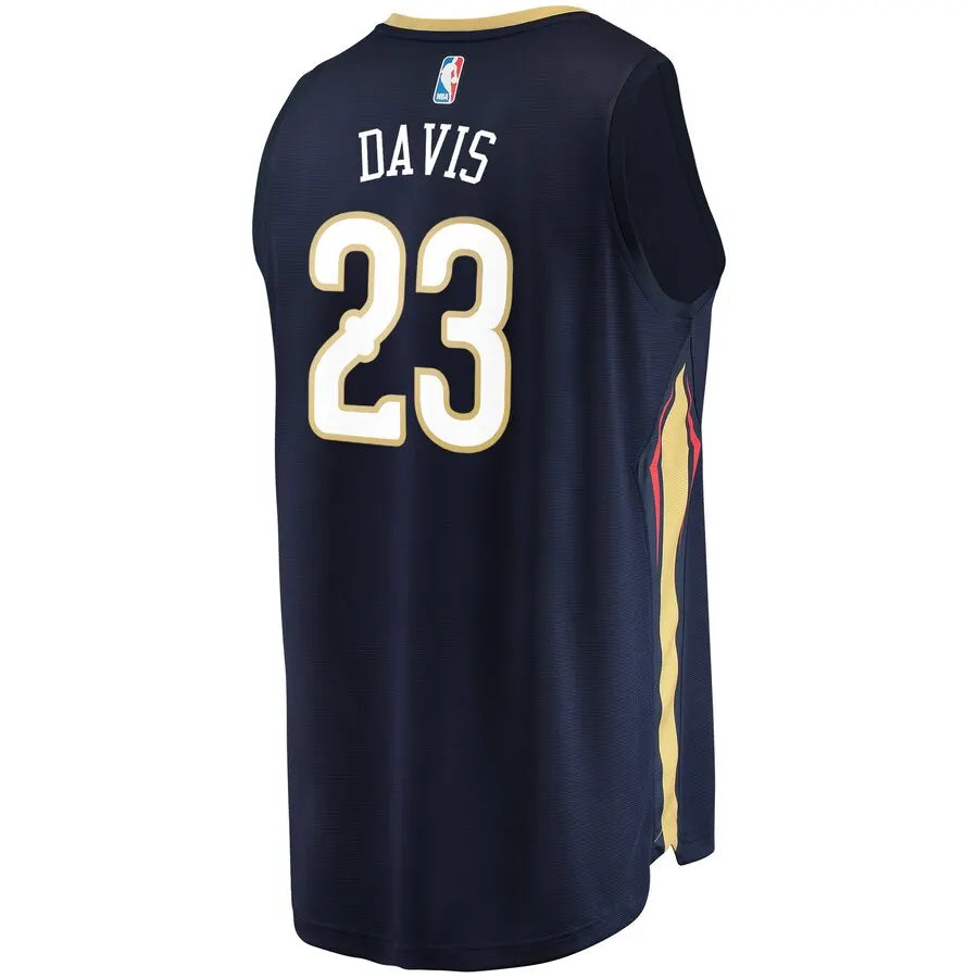 fanatics Davis Pelicans Navy Jersey - Hình 3