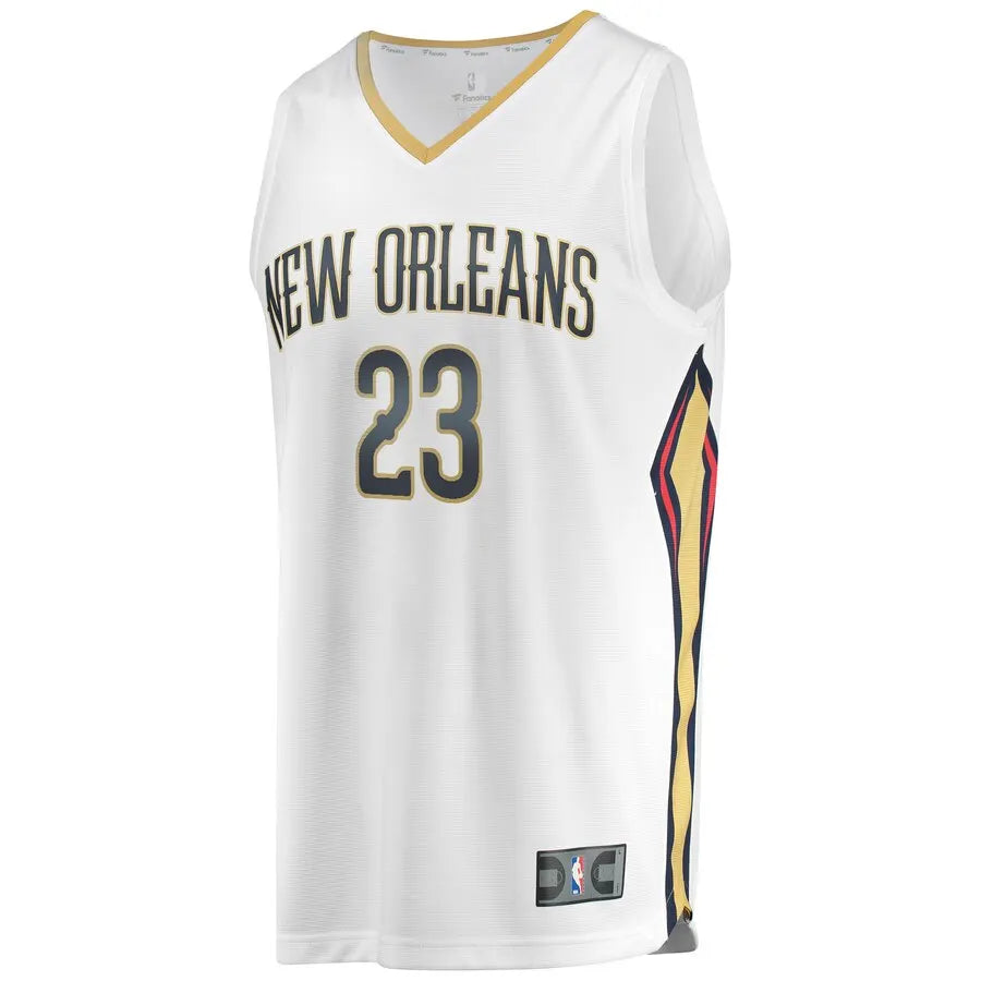 Davis Pelicans White Jersey - Hình 2