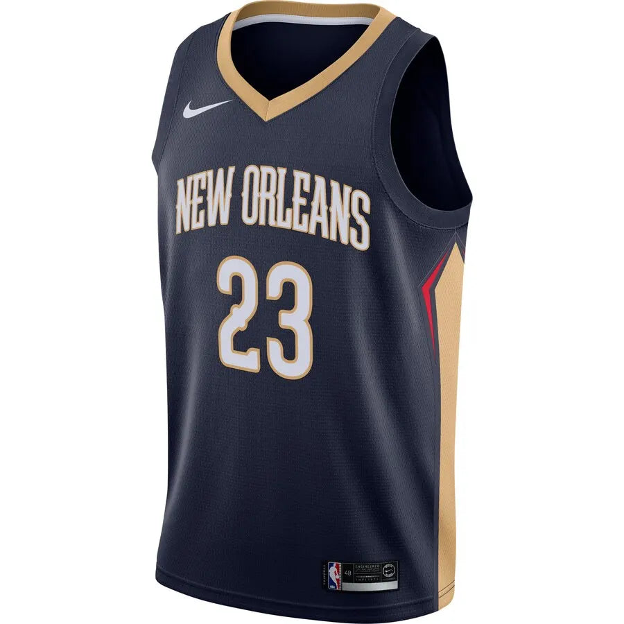 Davis Pelicans Navy Jersey nike - Hình 2