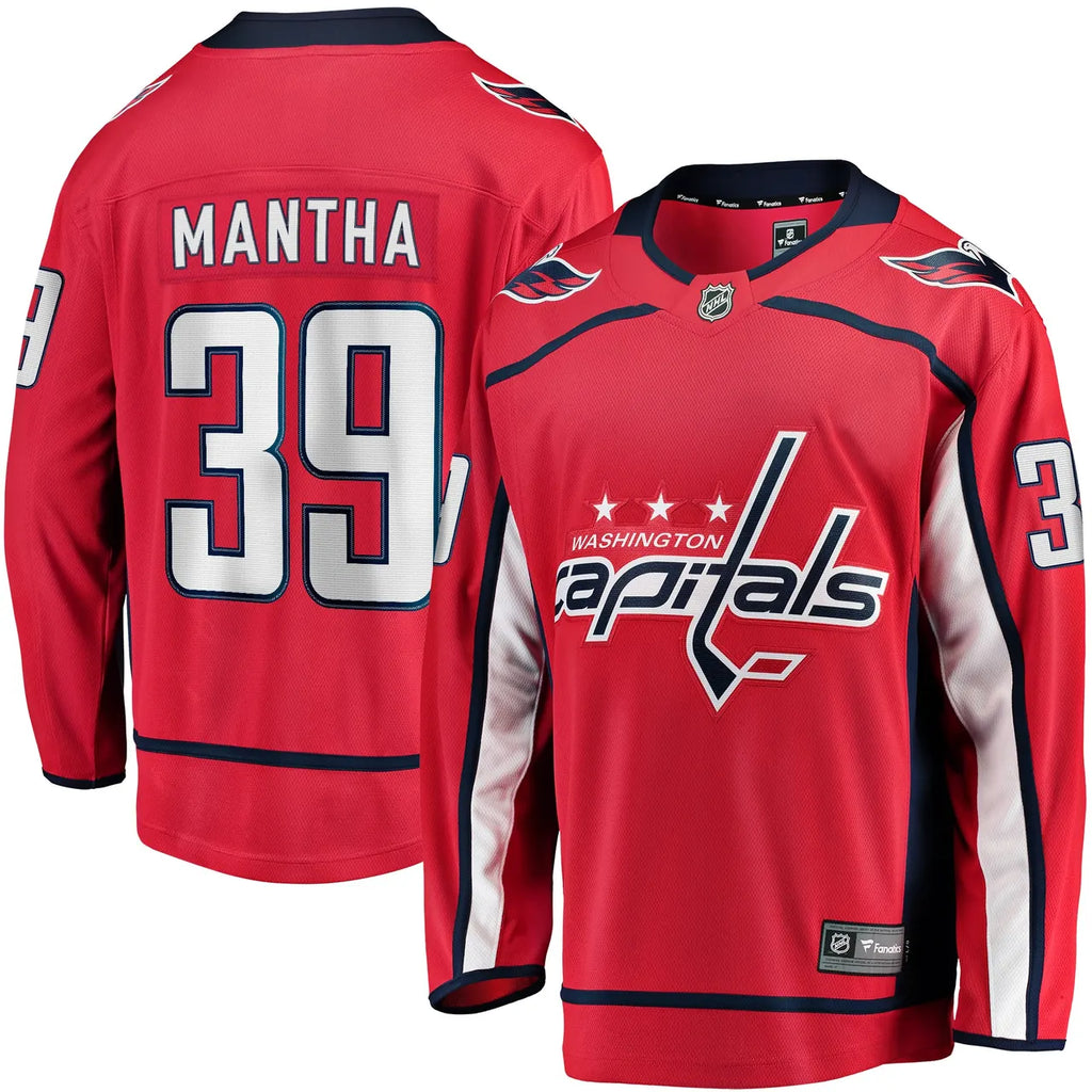fanatics Mantha Capitals Red Jersey