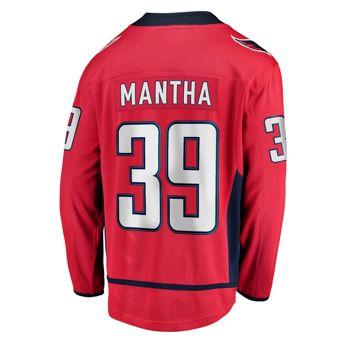 fanatics Mantha Capitals Red Jersey - Hình 4