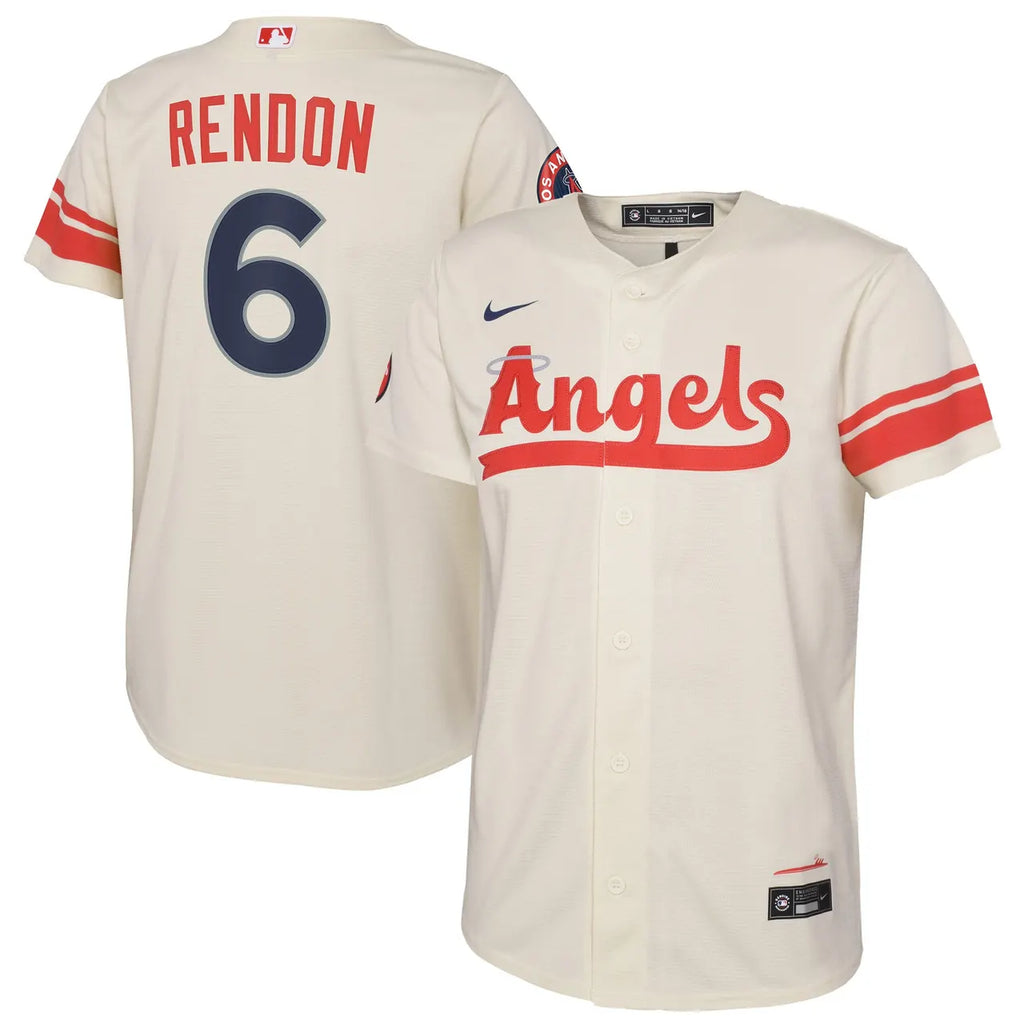 Angels Rendon Cream Jersey nike - Hình 2