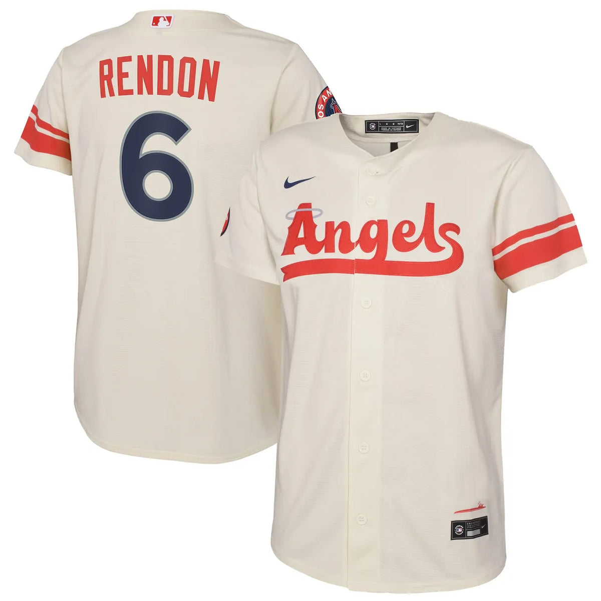 Angels Rendon Cream Jersey nike - Hình 2