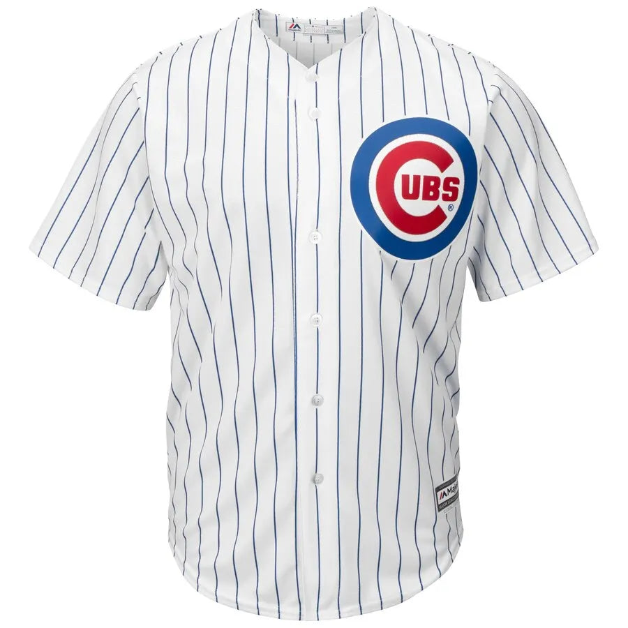 Rizzo Cubs White Pinstripe Jersey - Hình 2