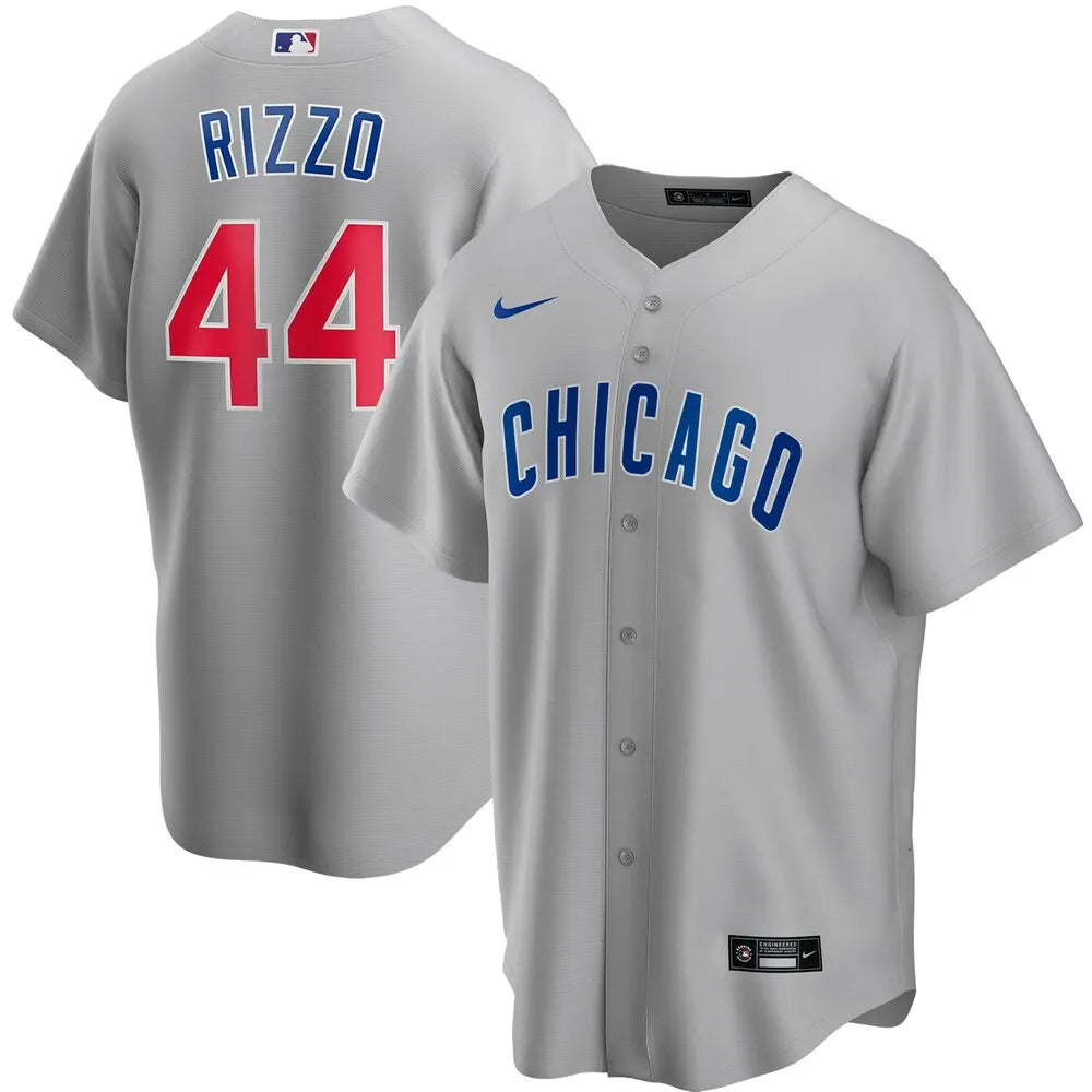 Nike Rizzo Cubs Gray Jersey
