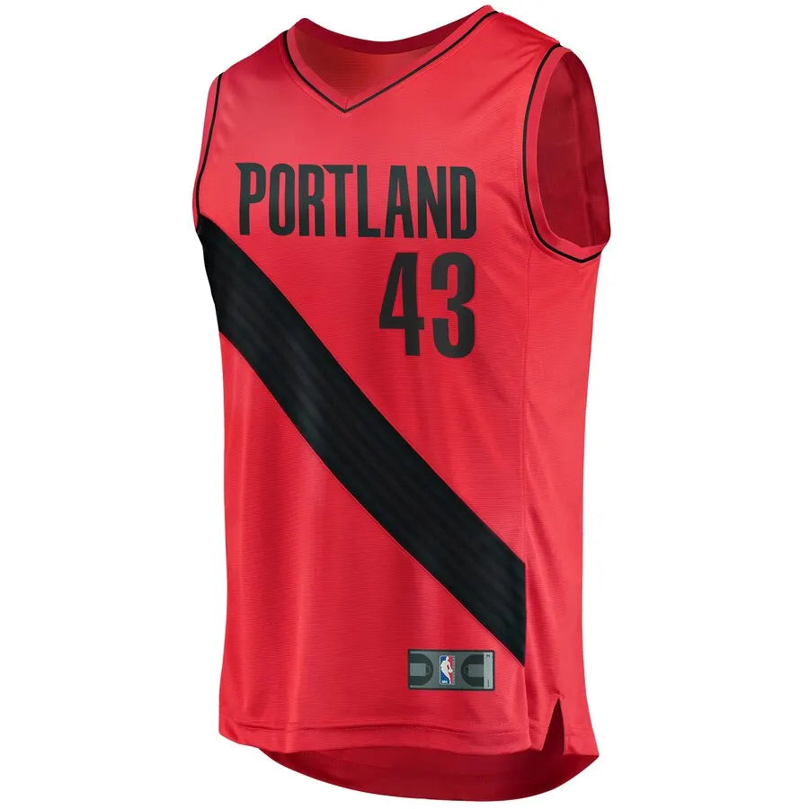 Tolliver Blazers Red Jersey - Hình 2