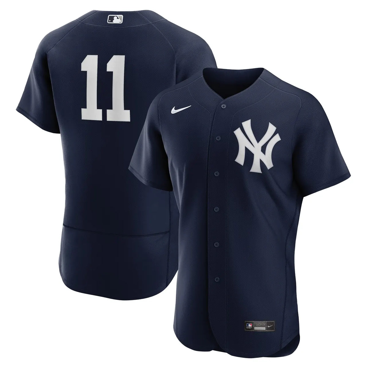 road Nike Yankees Navy Jersey - Hình 2