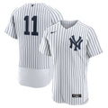 Nike Yankees #11 Pinstripe Jersey