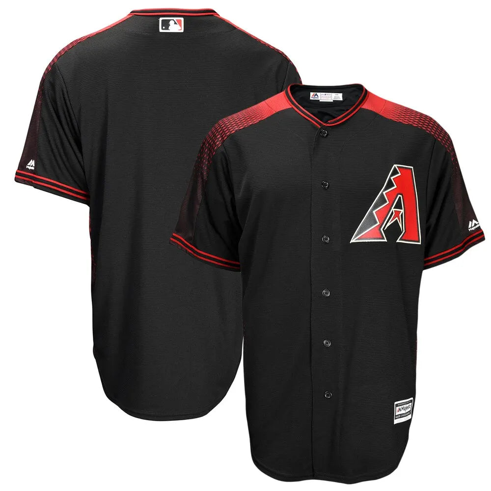 Diamondbacks Black Red Jersey