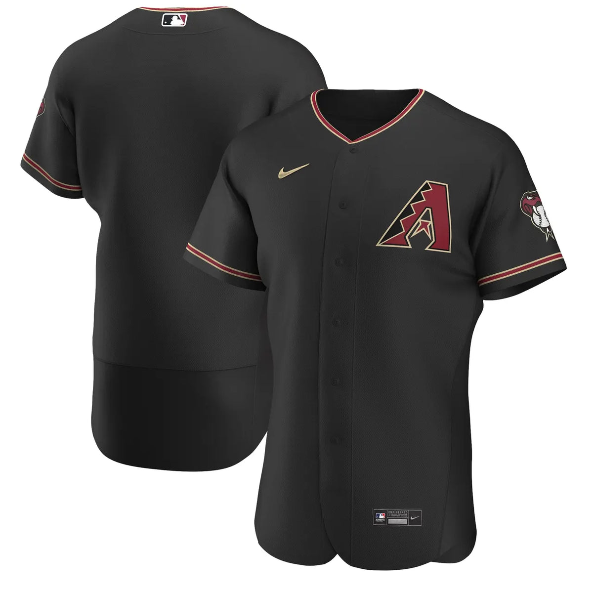 Diamondbacks Black Alternate Jersey nike