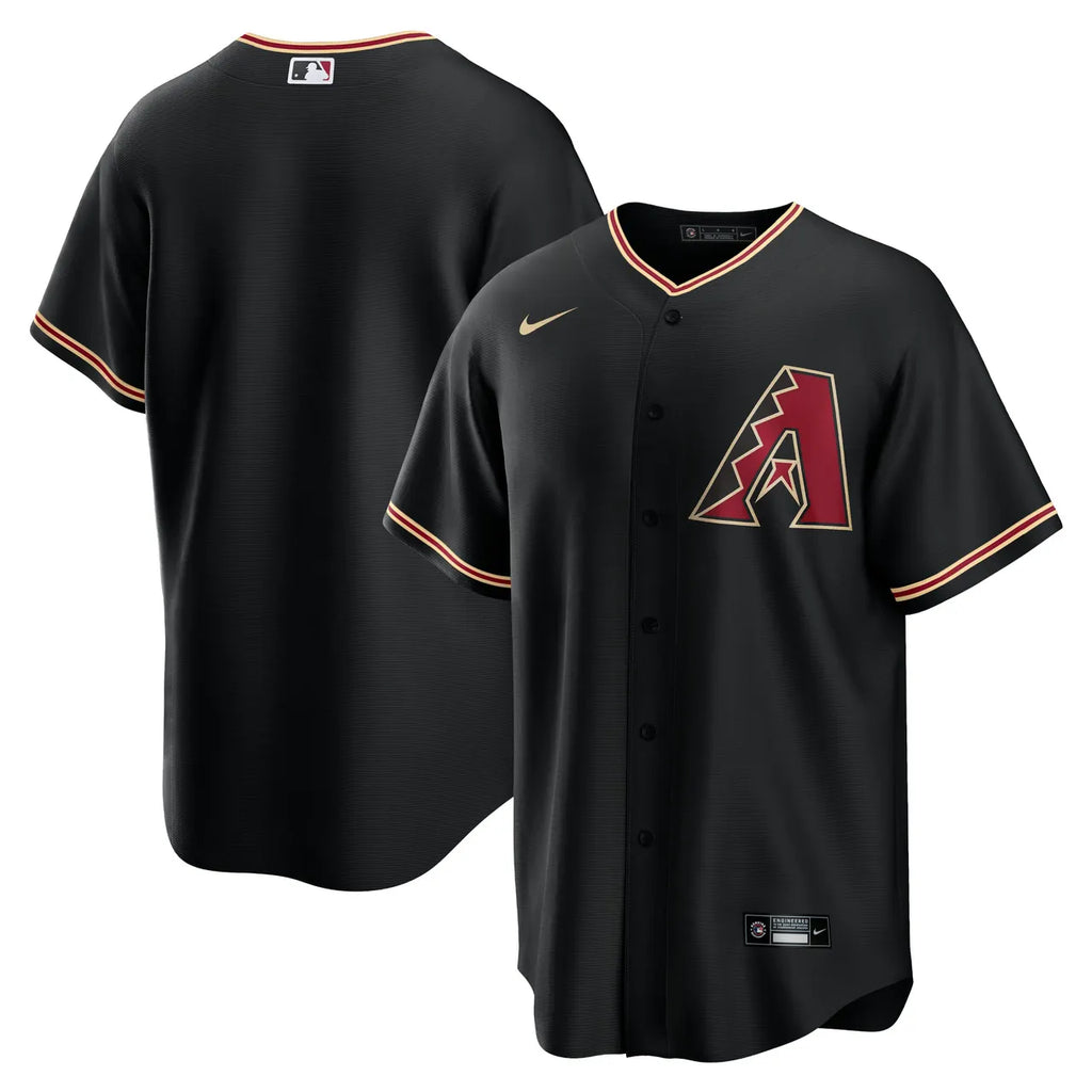 nike D-backs Black Alternate Jersey - Hình 2