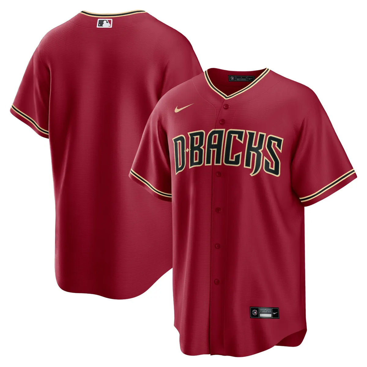 Diamondbacks Maroon Jersey