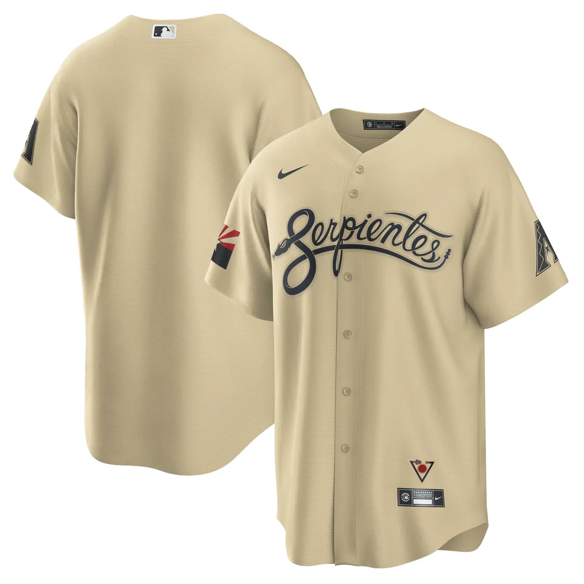 Diamondbacks Serpientes Jersey - Hình 2