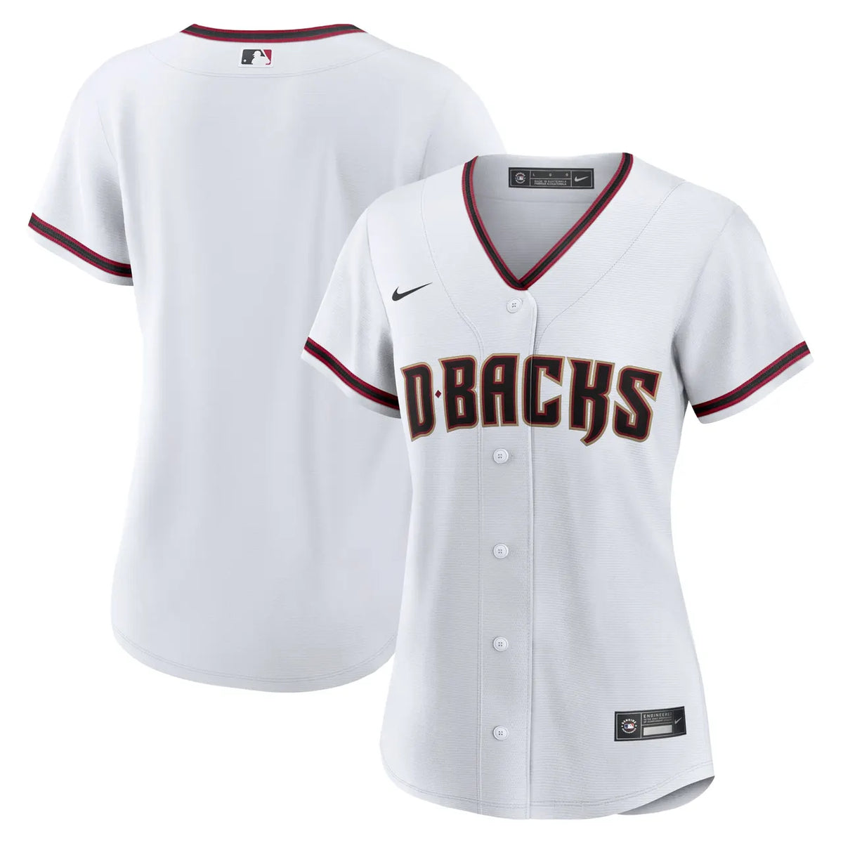 D-backs White Fashion Jersey - Hình 2