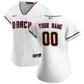 D-backs Women's White Custom Jersey