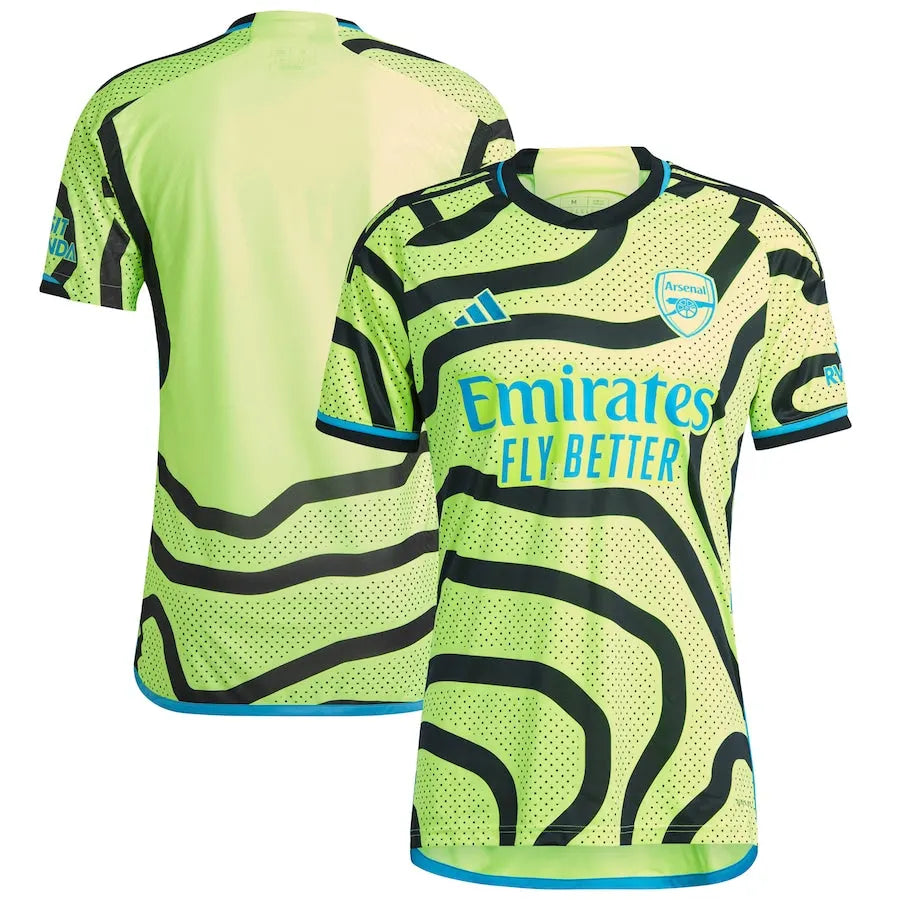 yellow Adidas Arsenal Away Jersey