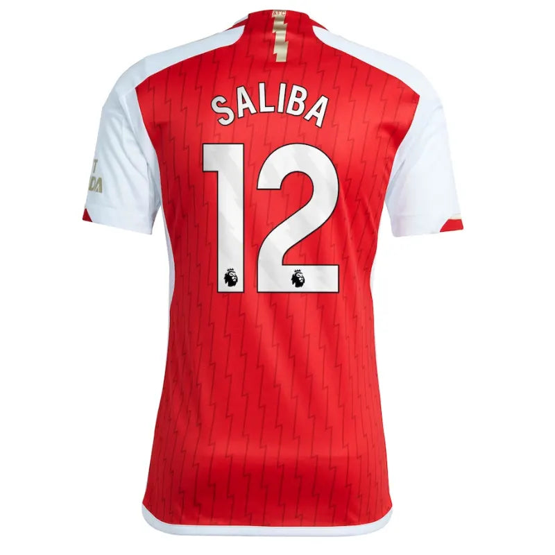Saliba Arsenal Home Jersey - Hình 2