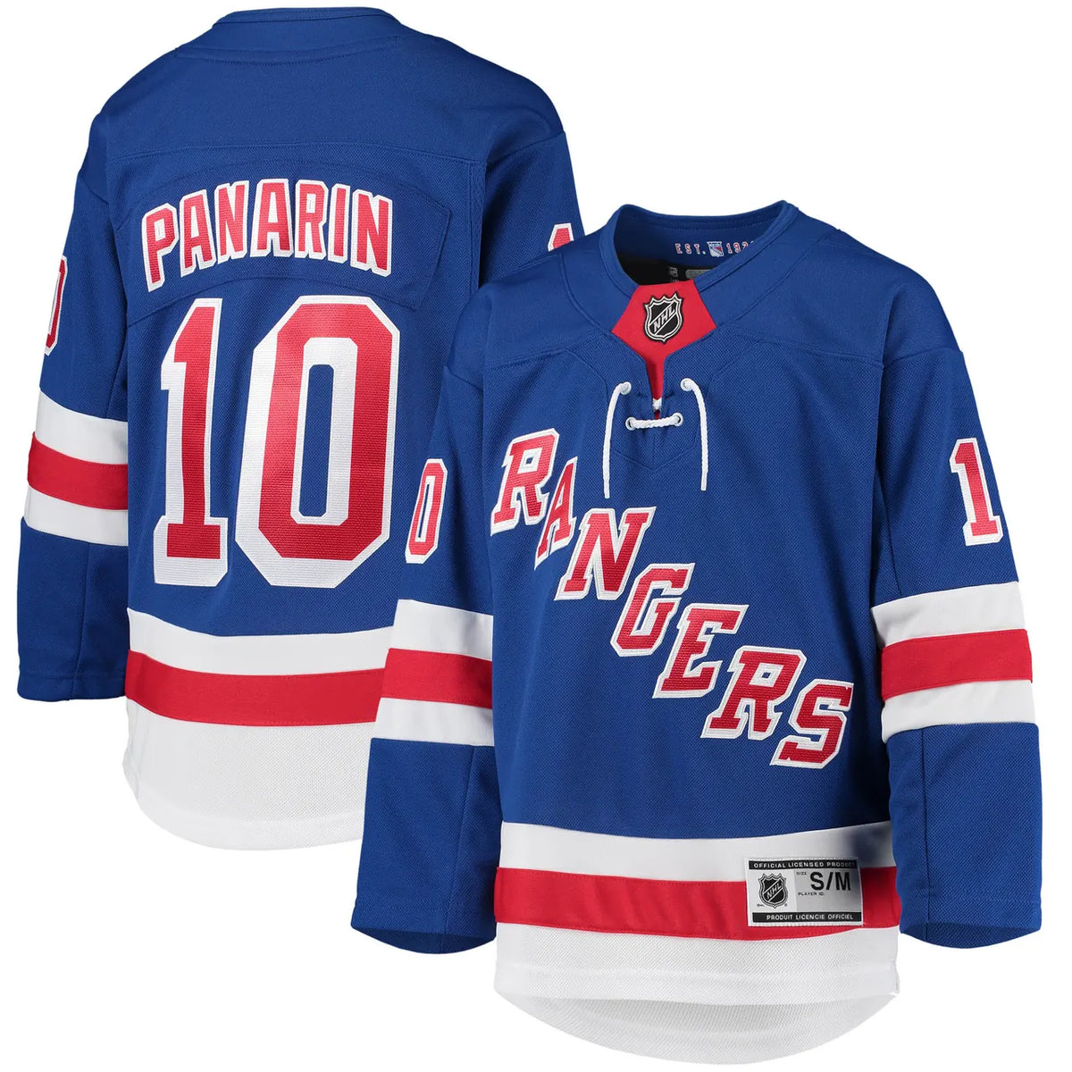 blue Fanatics Panarin Rangers Jersey