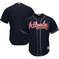 majestic Braves Navy Alternate Jersey