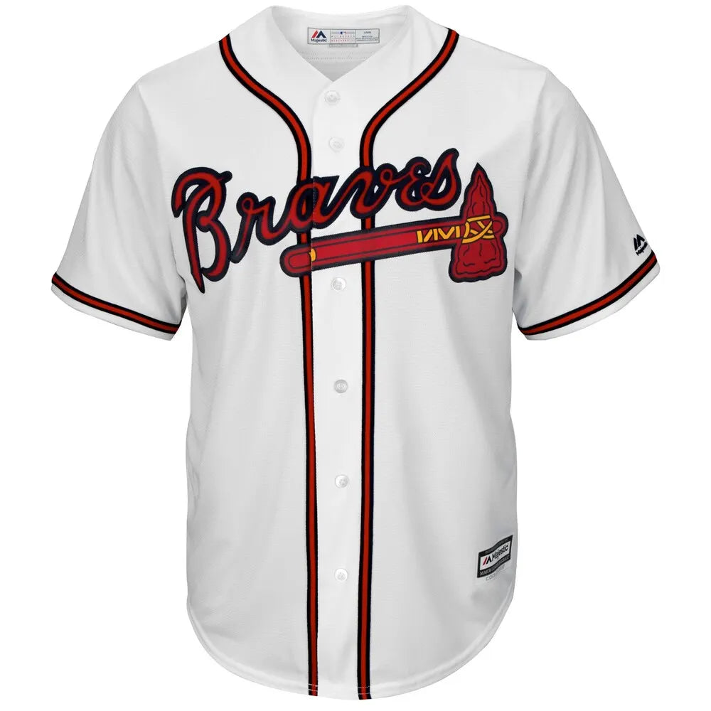 Braves White Home Jersey majestic