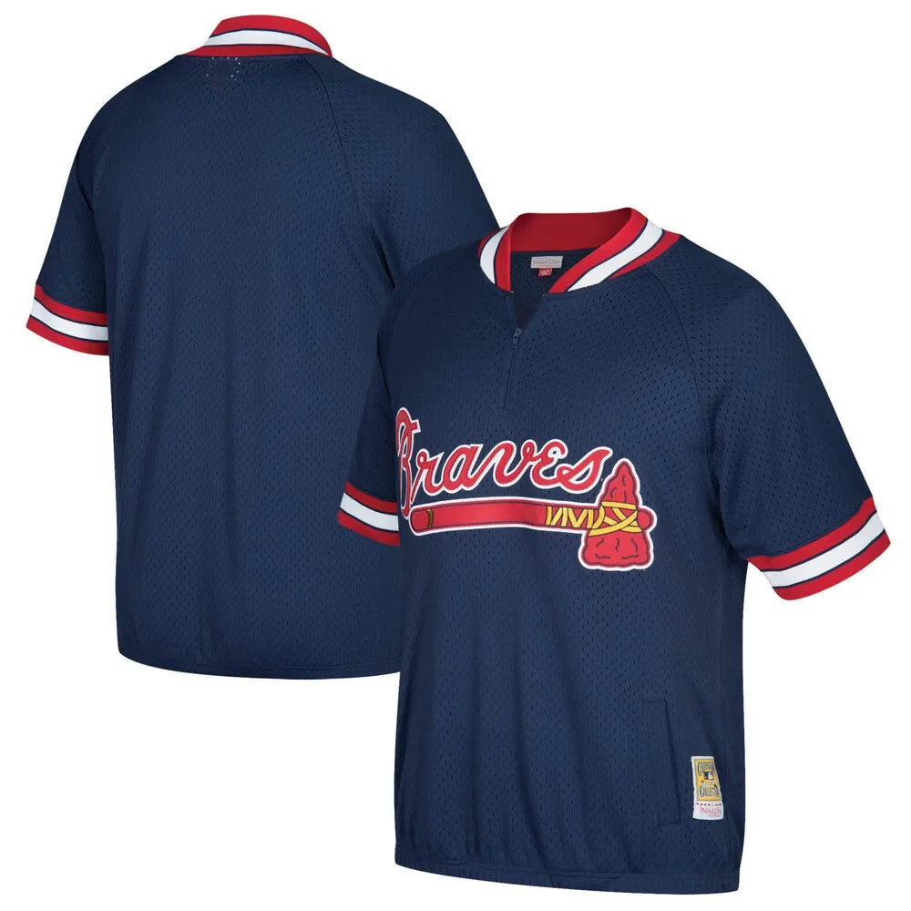Braves Navy Mesh Jersey