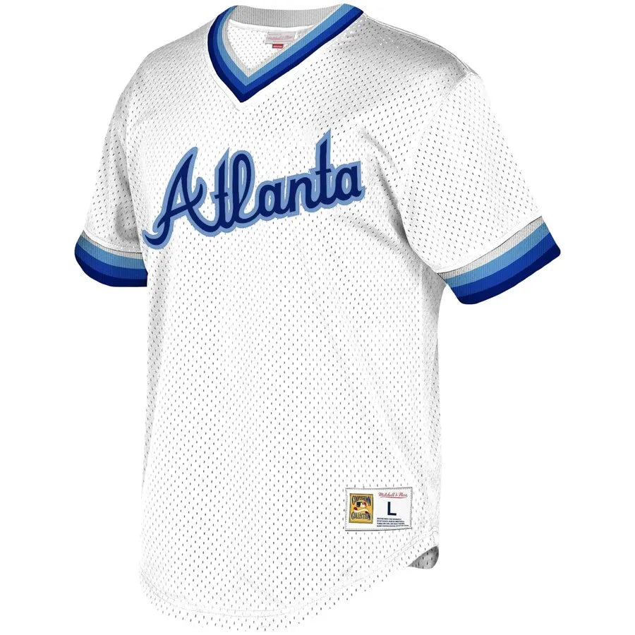 Atlanta White Throwback Jersey - Hình 2