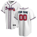 Braves White Home Custom Jersey nike