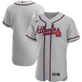 nike Braves Gray Road Jersey