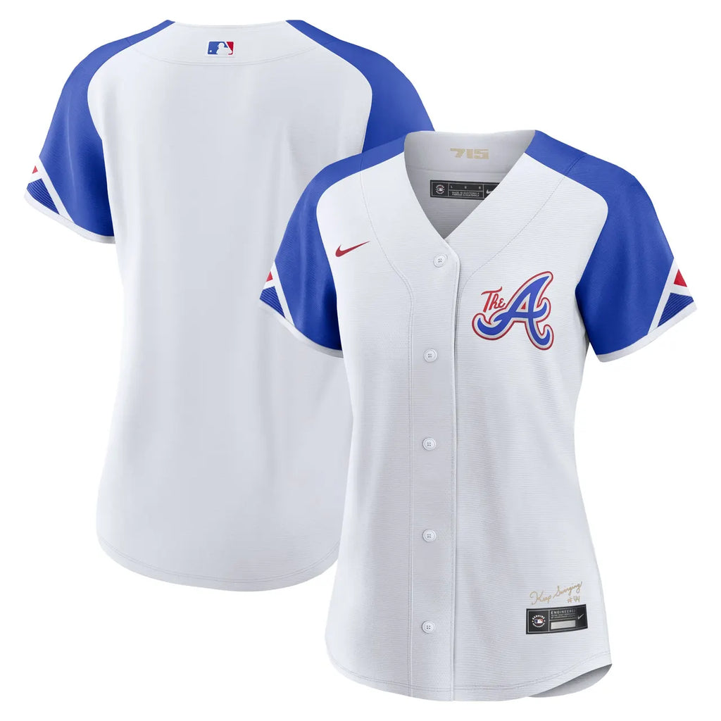Braves 715 White Jersey