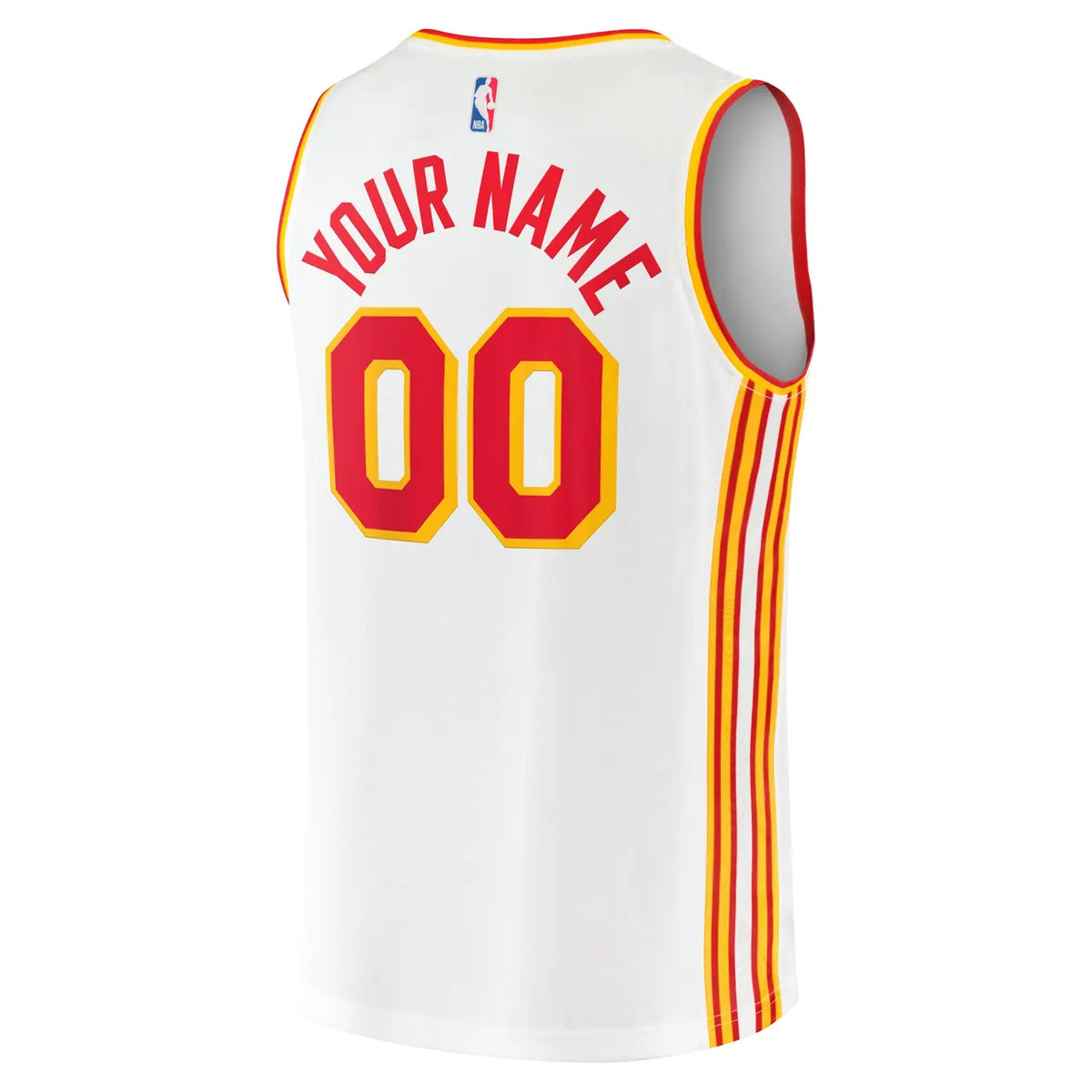 Hawks White Custom Jersey fanatics - Hình 4