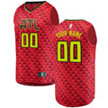 Hawks Red Triangle Custom Jersey