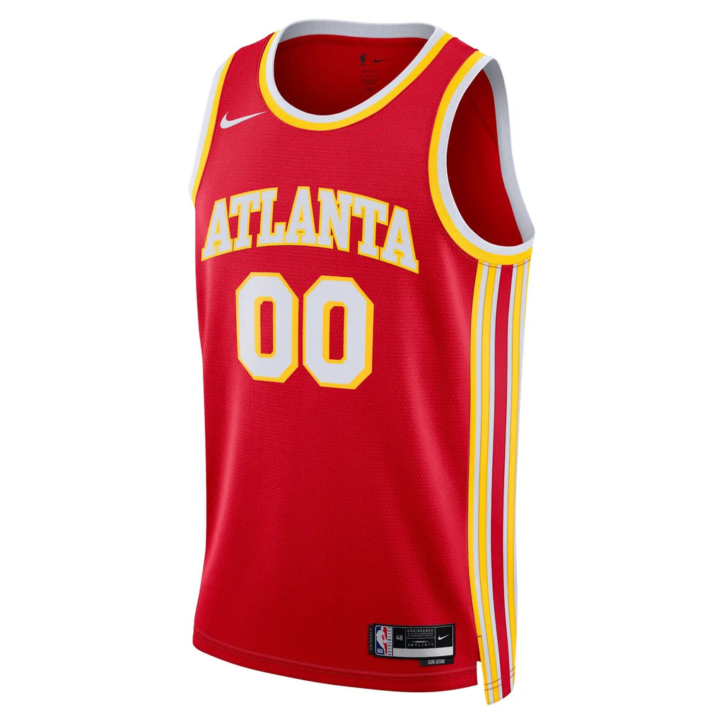Hawks Custom Red Jersey - Hình 3