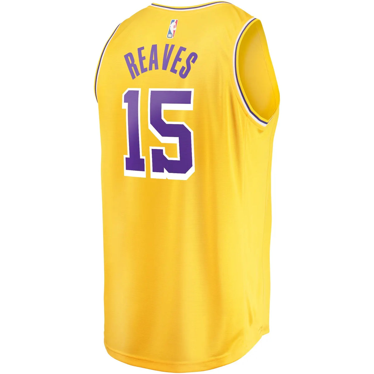Fanatics Reaves Lakers Gold Jersey association - Hình 4