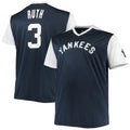 Yankees Ruth #3 Navy Jersey