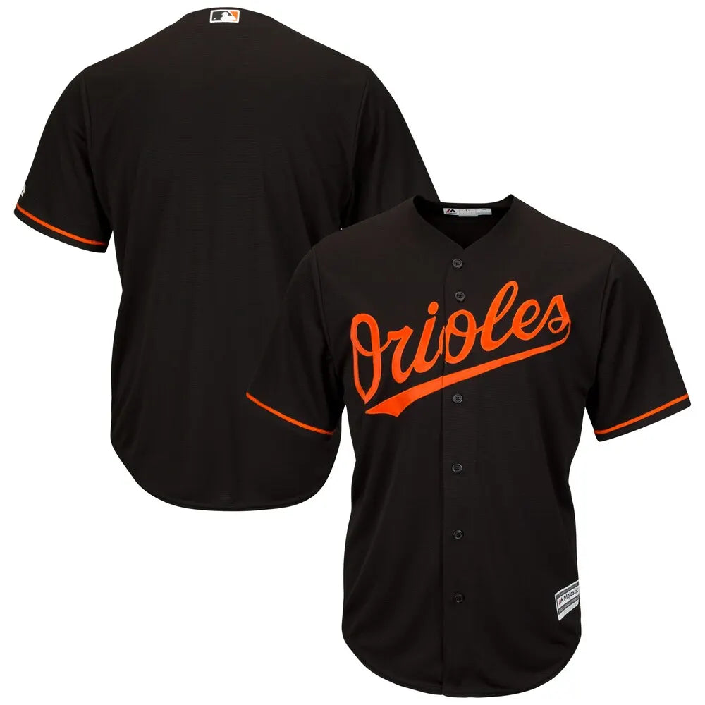 majestic Orioles Black Alternate Jersey