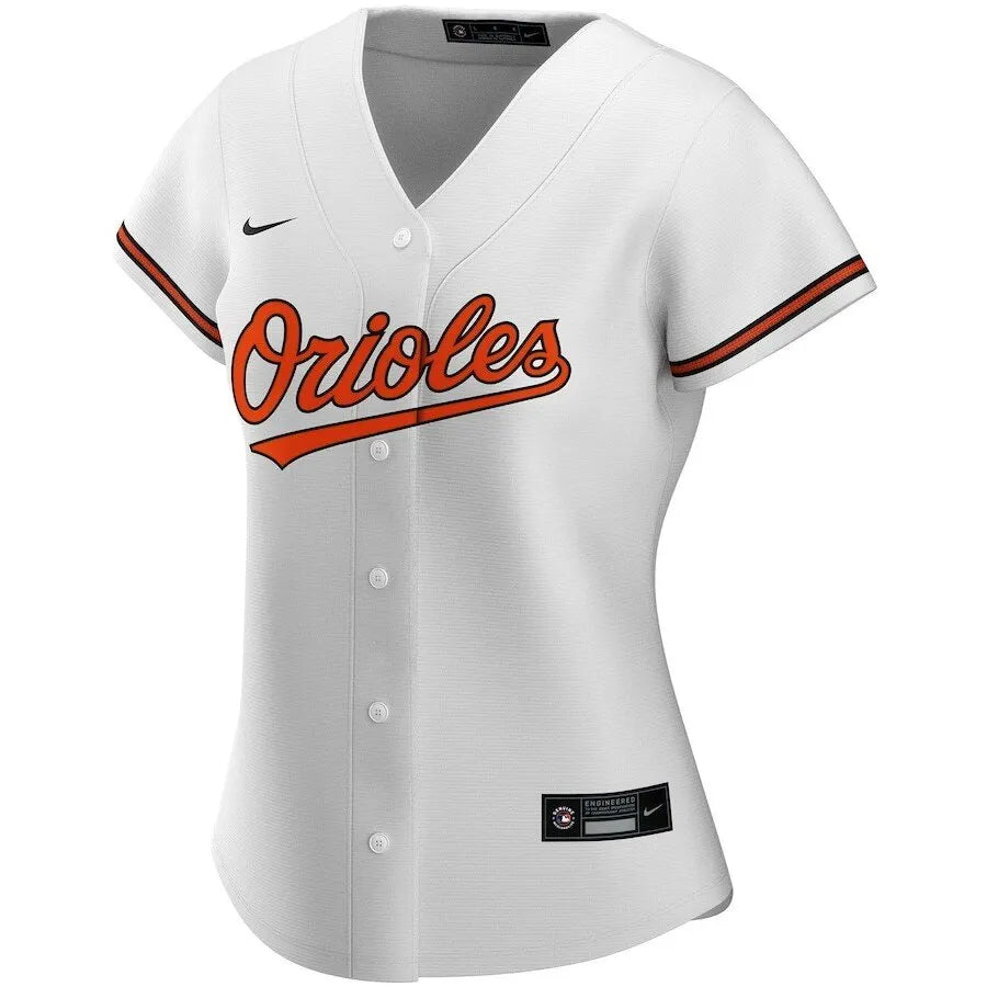 Orioles White Home Custom Jersey - Hình 2
