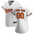 Orioles Custom White Home Jersey