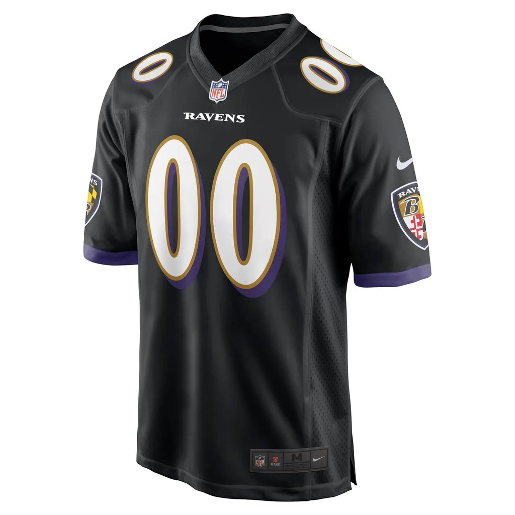 Custom Ravens Black Jersey - Hình 3