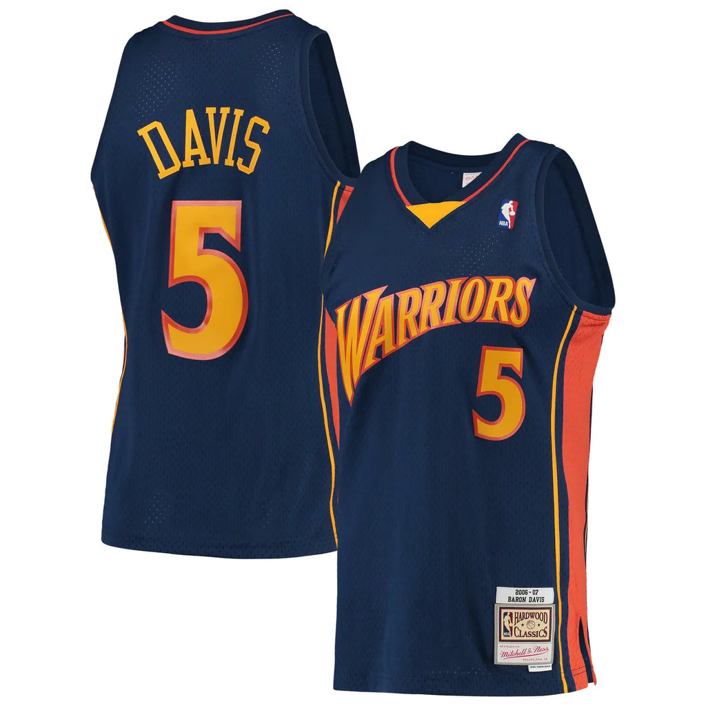 Warriors Davis Hardwood Classic Jersey
