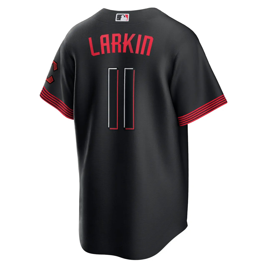 Larkin Reds Black Jersey nike - Hình 4