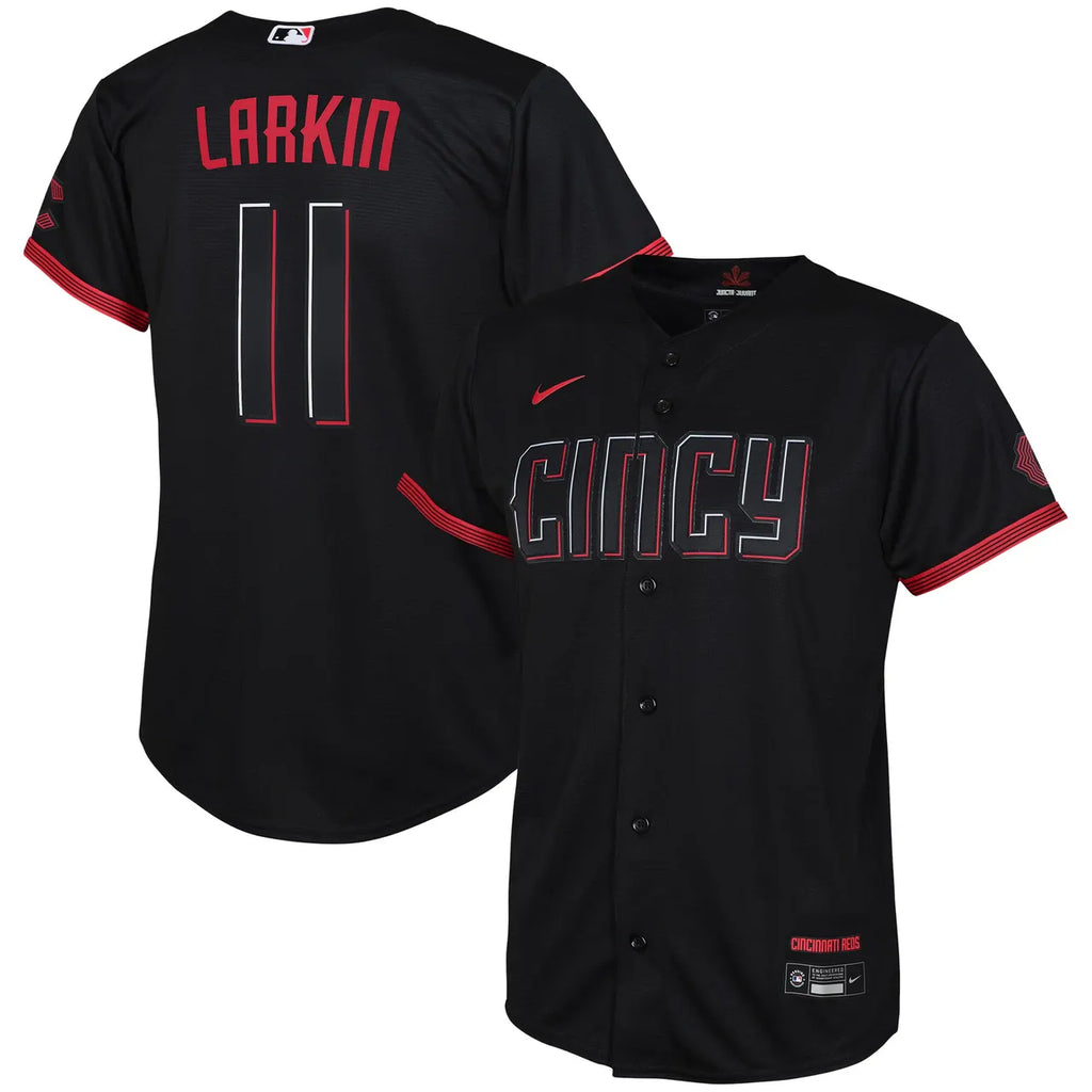 Nike Larkin Reds Black Alternate Jersey - Hình 2