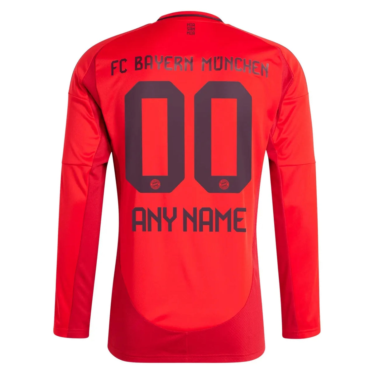 adidas Bayern Munich Red Long Sleeve Jersey